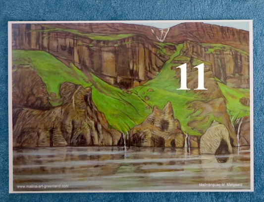 Postkort 11 - Kuannit (Qeqertarsuaq)